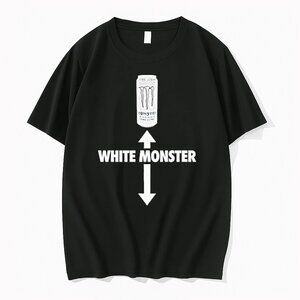 White Monster Energy Zero Ultra Tour 2026 Shirt